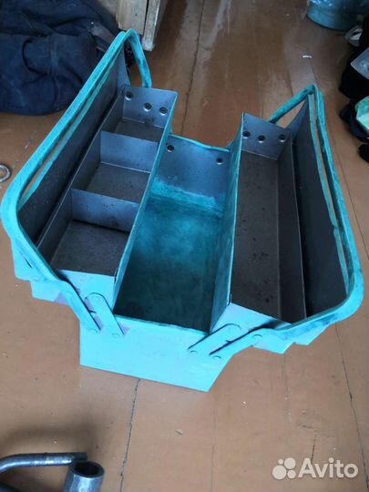 Бронь. Ящик для инструмента металлический СССР