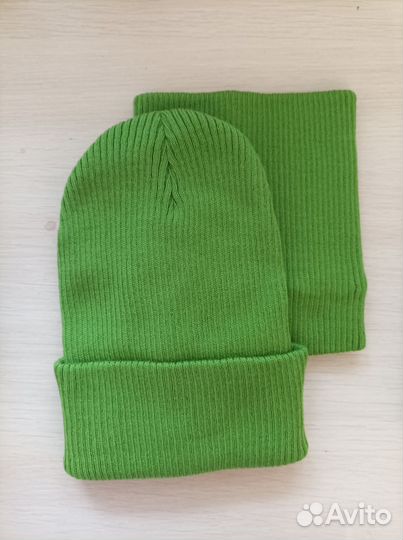 Шапка и снуд детские