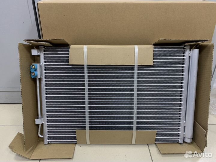 Радиатор кондиционера hyundai solaris, kia rio