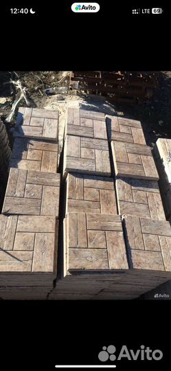 Тротуарная плитка бу
