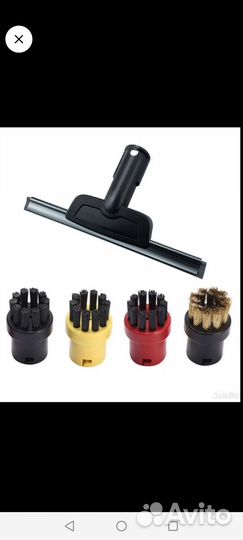 Насадка для мытья окон +4 щеточки