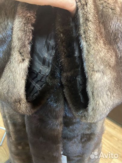 Норковая шуба поперечка 46-48