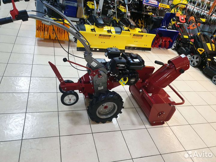 Мотоблок Мобил К мкм - 3 про со снегоуборщиком