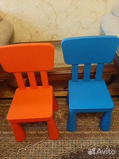 Стол детский со стульями IKEA