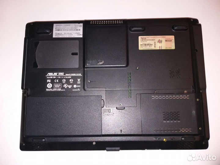 Ноутбук asus x50z Разбор