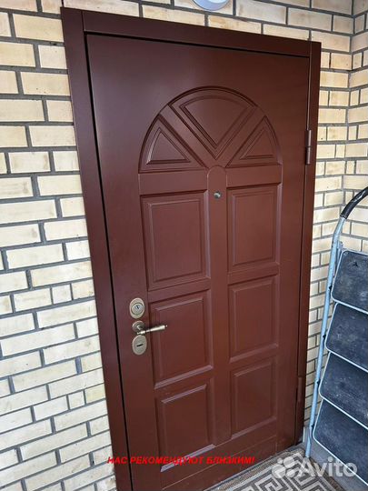Тёплая дверь входная с установкой