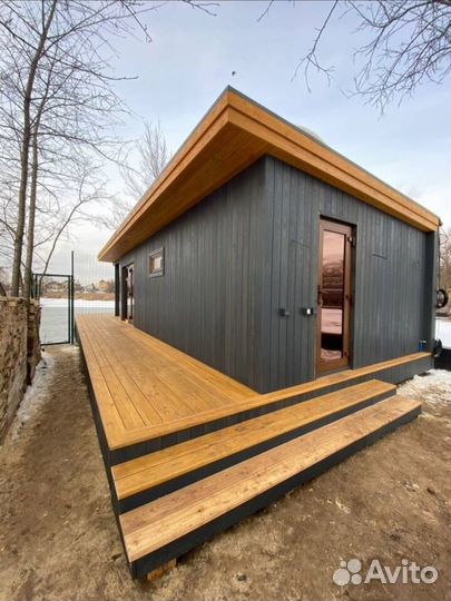 Модульная баня мнтж 1-3 дн