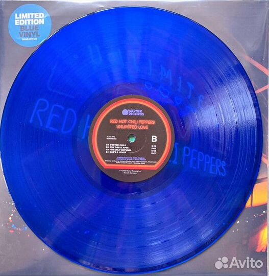 Виниловая пластинка Red Hot Chili Peppers - Unlimited Love (Limited Edition 180 Gram Blue Vinyl 2LP)