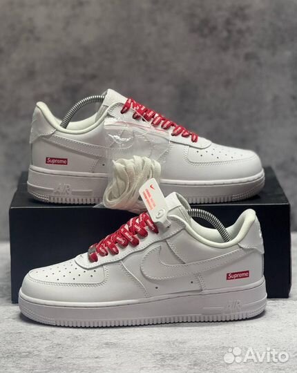 Кроссовки Nike Air Force 1 Supreme (Арт.72456)