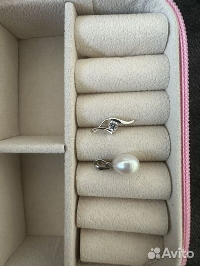 Pandora серьги кольца