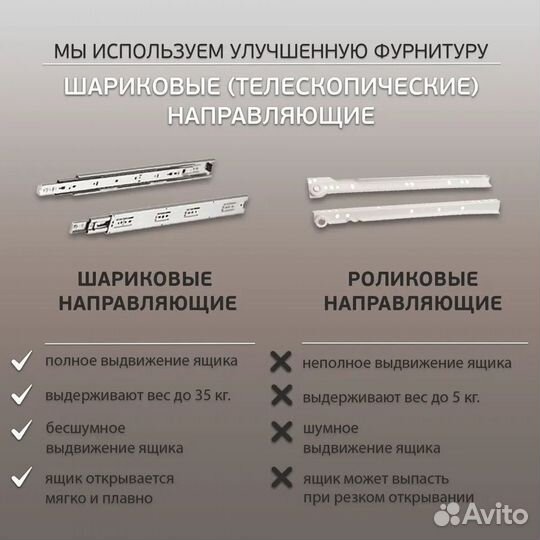 Комод белый 140 см