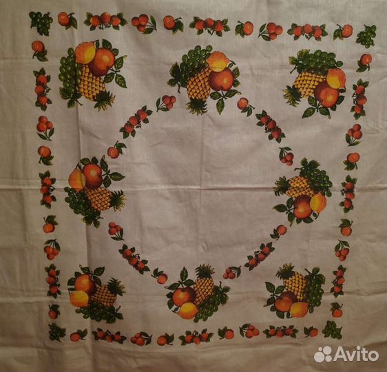 Скатерть лен СССР