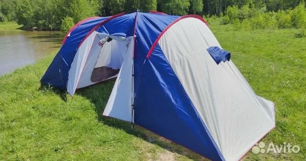 Палатка кемпинговая 6 местная с тамбуром