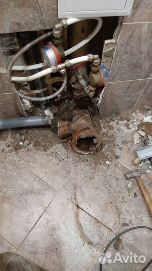 Услуги сантехника устранение засоров