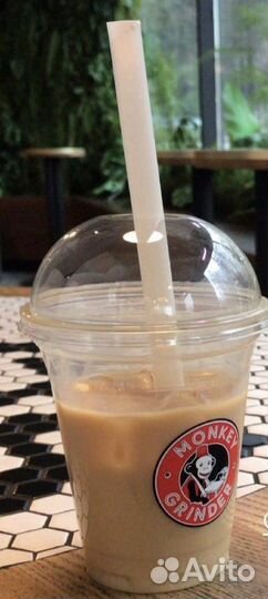 Стакан шейкер с купольной крышкой для коктейлей