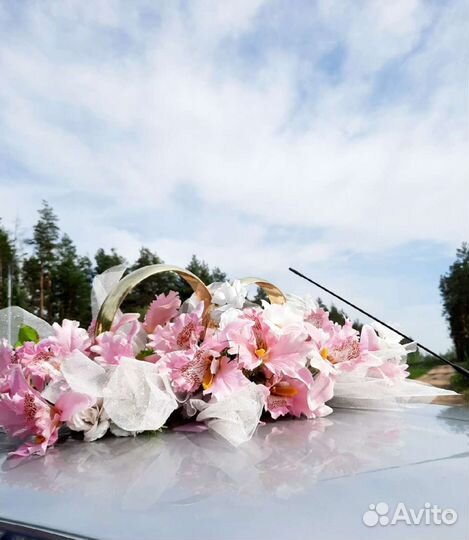 Свадебные украшения на машины