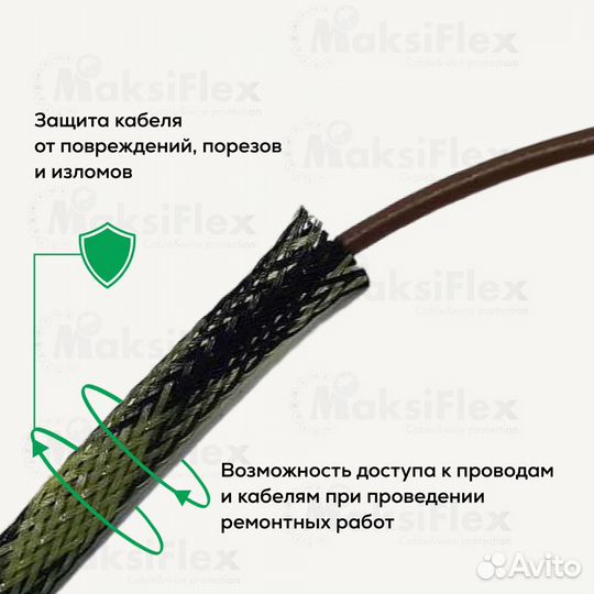 Змеиная кожа оплетка для кабеля D 8-16