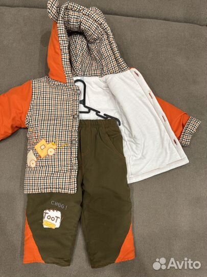 Демисезонный костюм 80-86