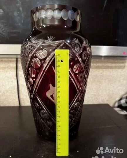 Ваза цветное стекло