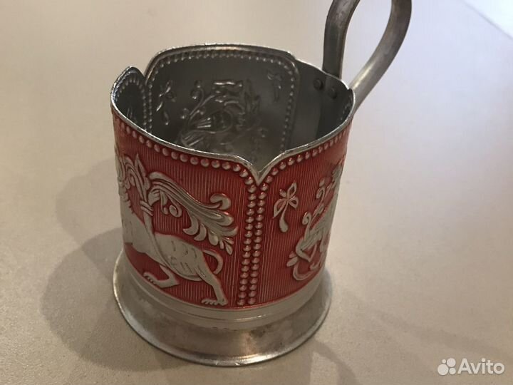 Стакан с подстаканником