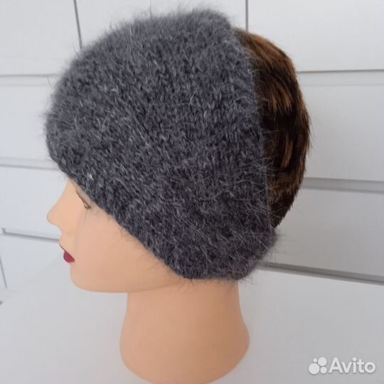 Вязаная повязка на голову