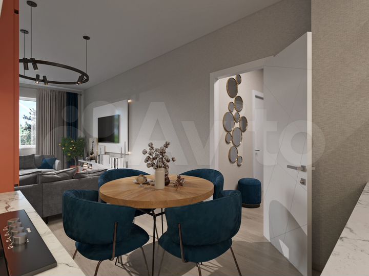 1-к. квартира, 39,9 м², 5/17 эт.