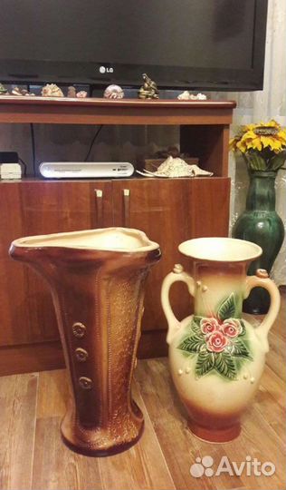 Ваза напольная керамическая