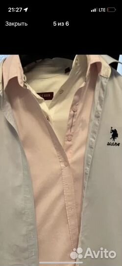 Фирменные рубашки пакетом Polo Assn