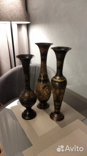 Вазы металлические, СССР