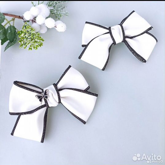 Бант кожаный