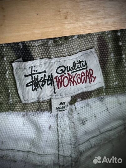 Камуфляжные штаны Stussy