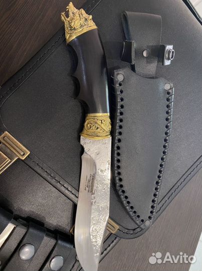 Подарочный набор шампуров в кожаном чехле