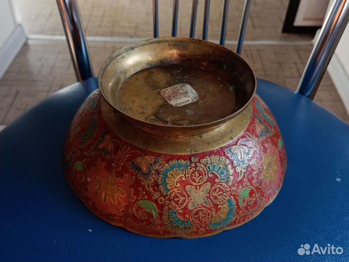 Ваза индия латунь