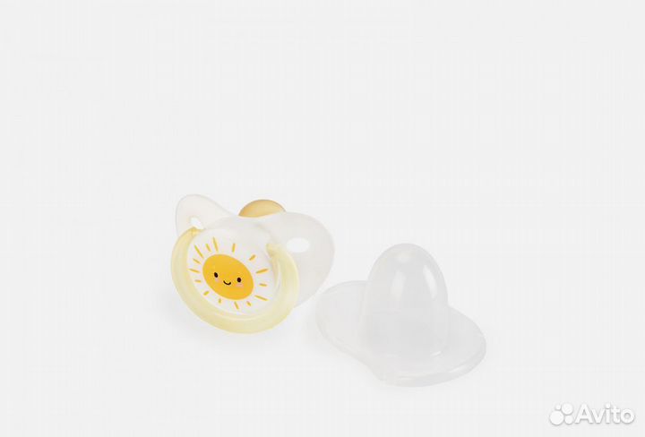 Соска-пустышка латекс ортодонт 0+ (yellow)