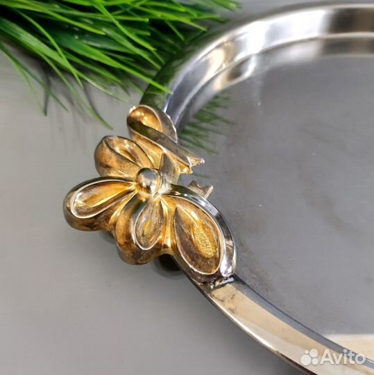 Сервировочный поднос. Серебрение. 1970-е