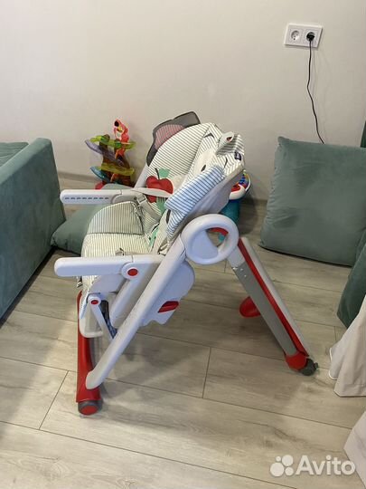 Стульчик для кормления chicco polly 2 start