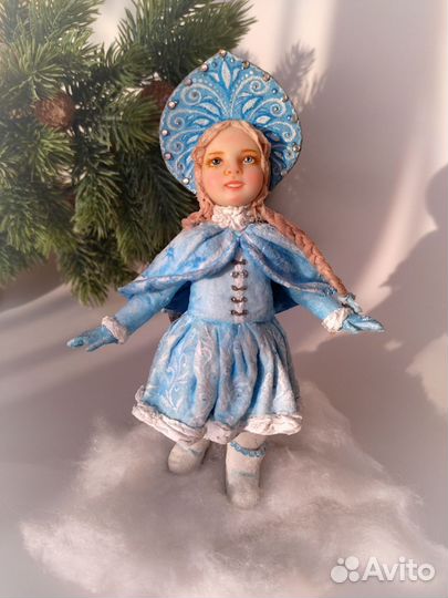 Ватные елочные игрушки