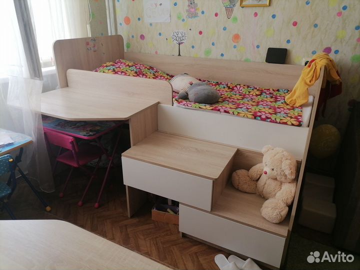 Детская кровать с матрасом