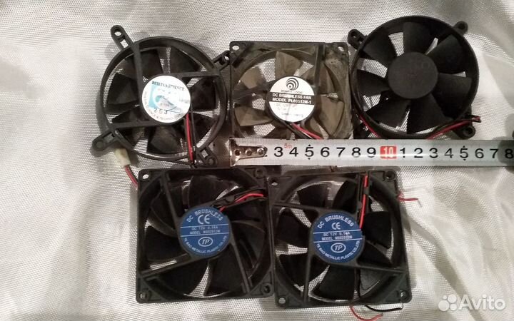 Корпусные вентиляторы б/у,Интел,ш/питания
