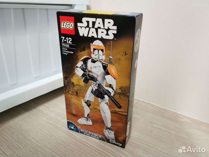 Lego Star Wars Клон-коммандер Коди 75108 новый