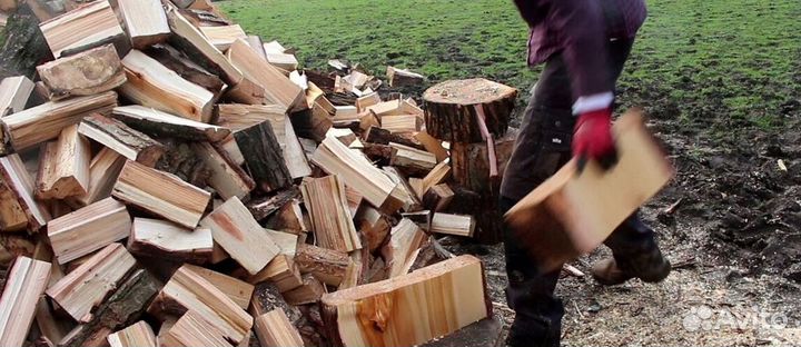 Дрова в сетках