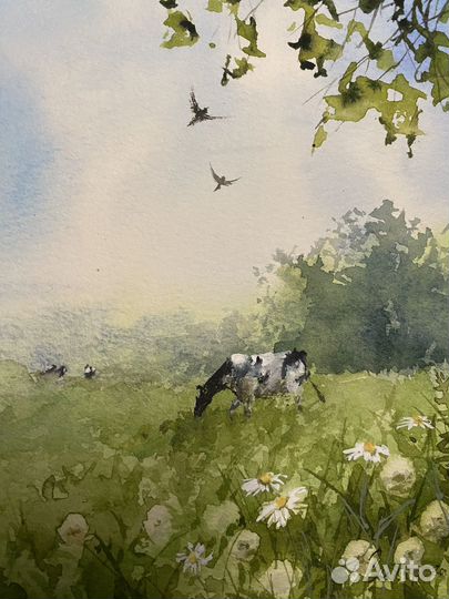 Картина акварель