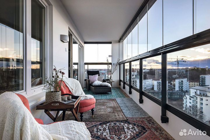 Безрамное остекление