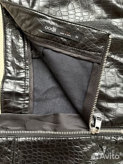 Кожаная юбка