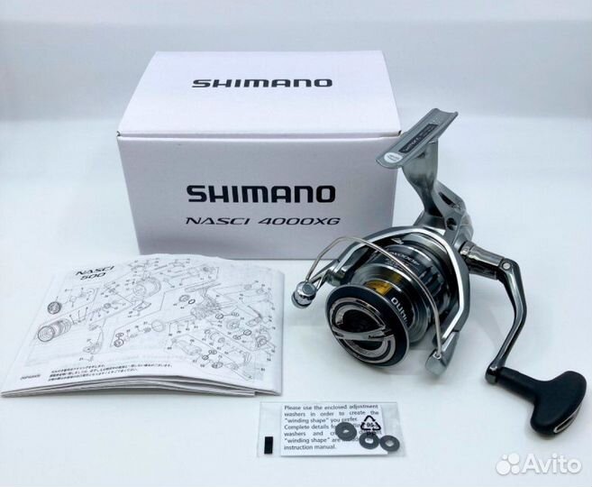Катушка shimano 21 nasci 4000