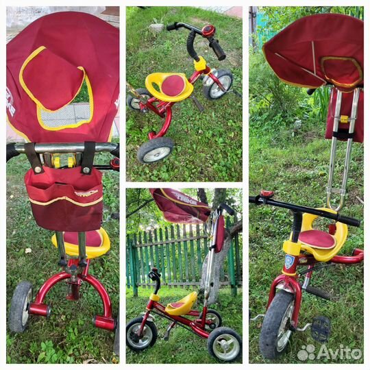 Детский велосипед бу трех колесный