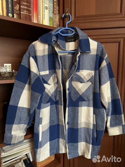 Рубашка клетчатая теплая