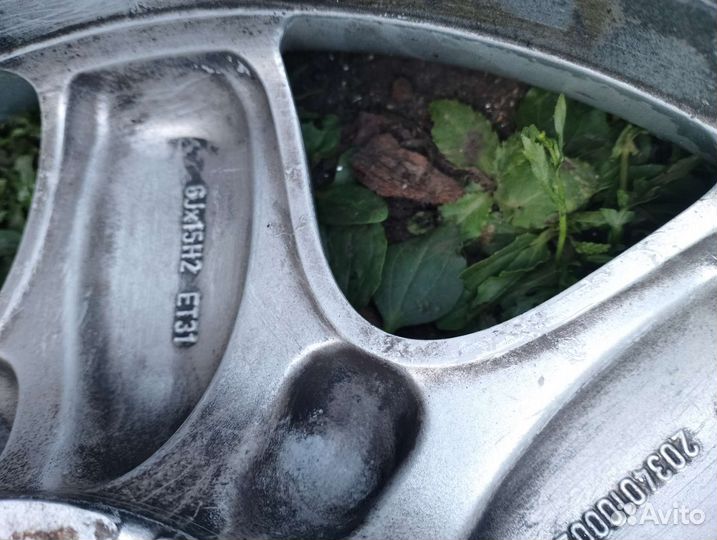 Оригинальные диски R 15 с Mercedes