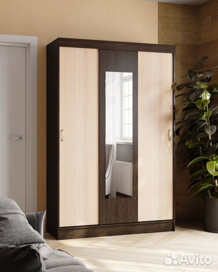Шкаф купе венге