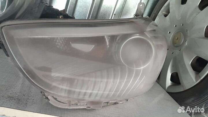 Hyundai solaris фара передняя